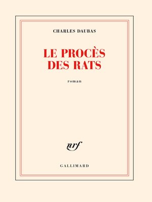 cover image of Le procès des rats
